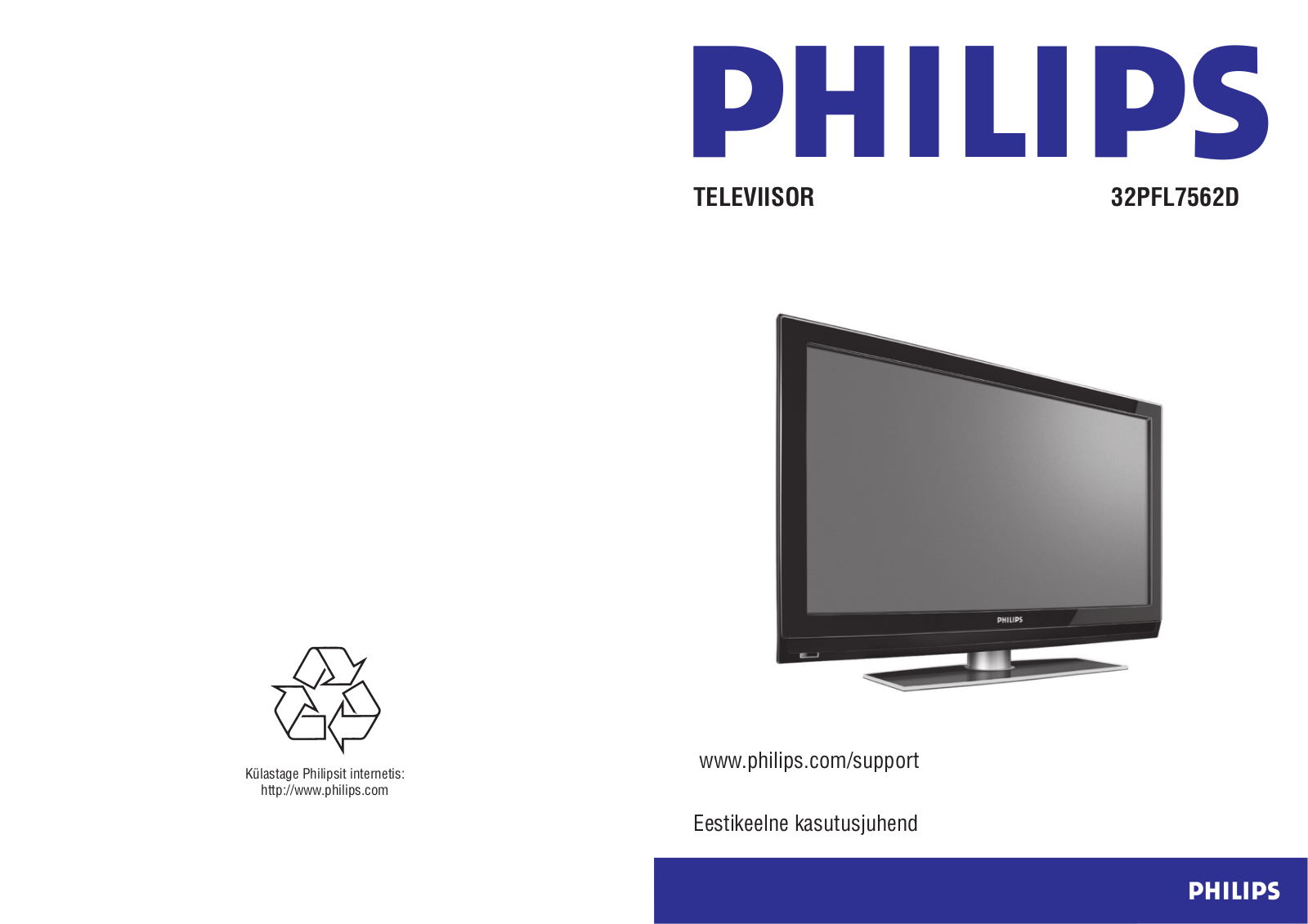 PHILIPS 32PFL7562D User Manual
