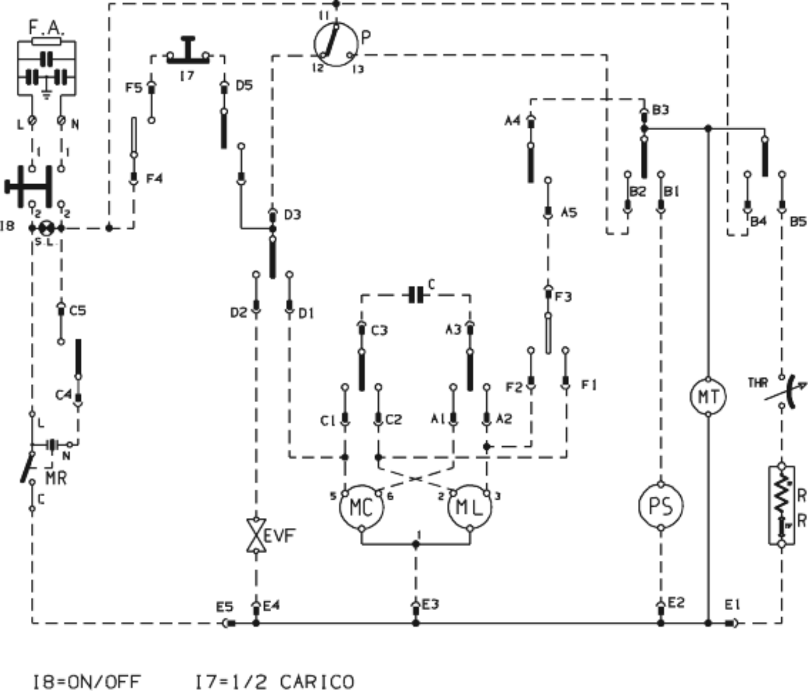 Indesit WG421TR Schematic