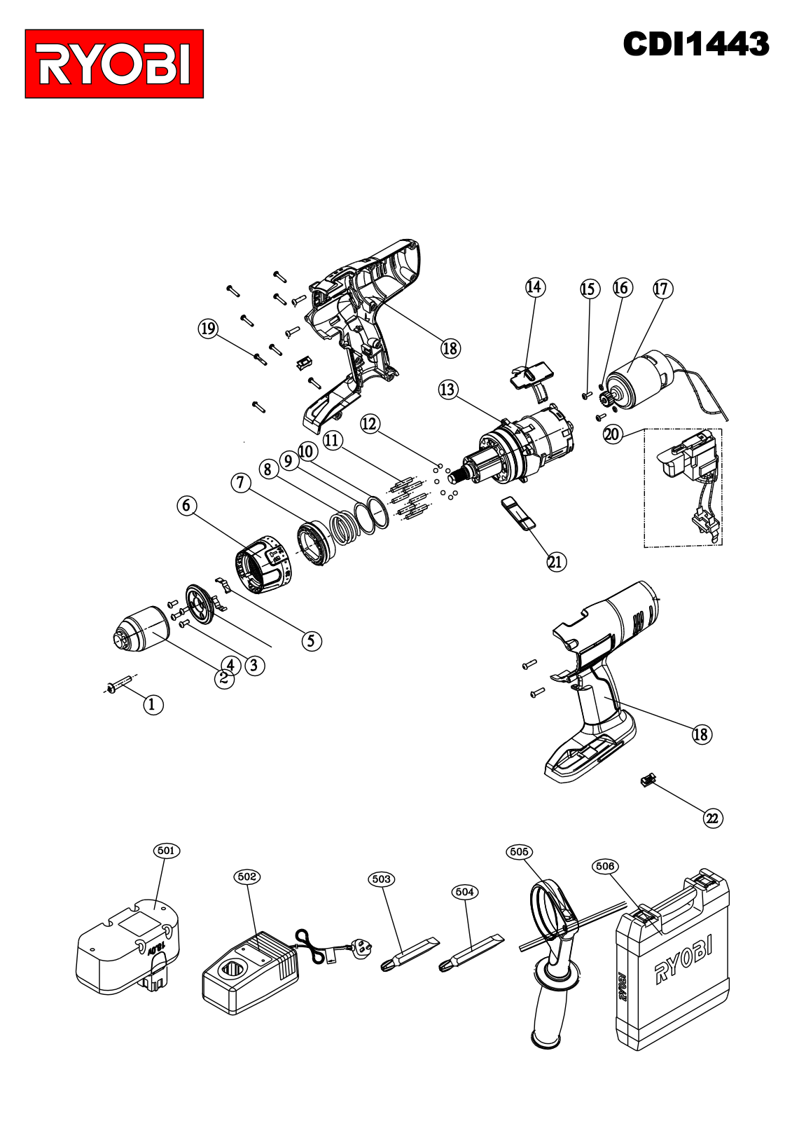 Ryobi CDI1443 User Manual