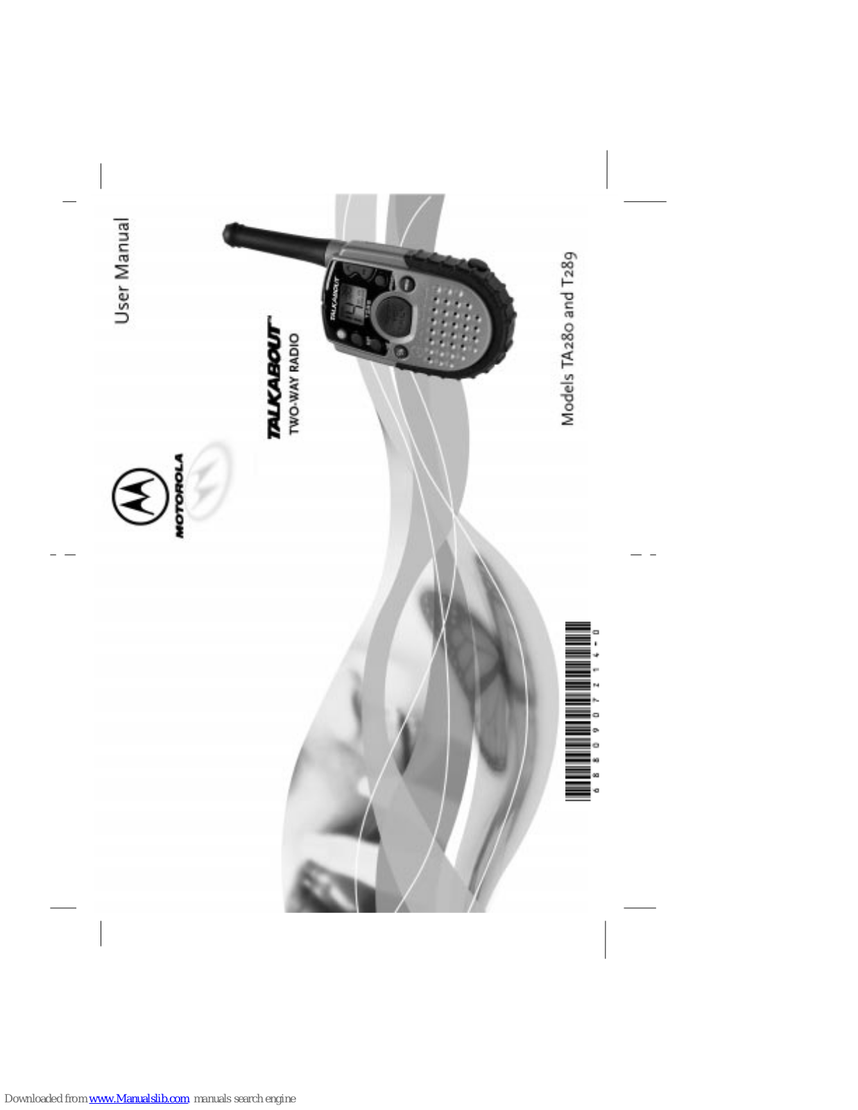 Motorola T289, TalkAbout TA280, TalkAbout TA289 User Manual