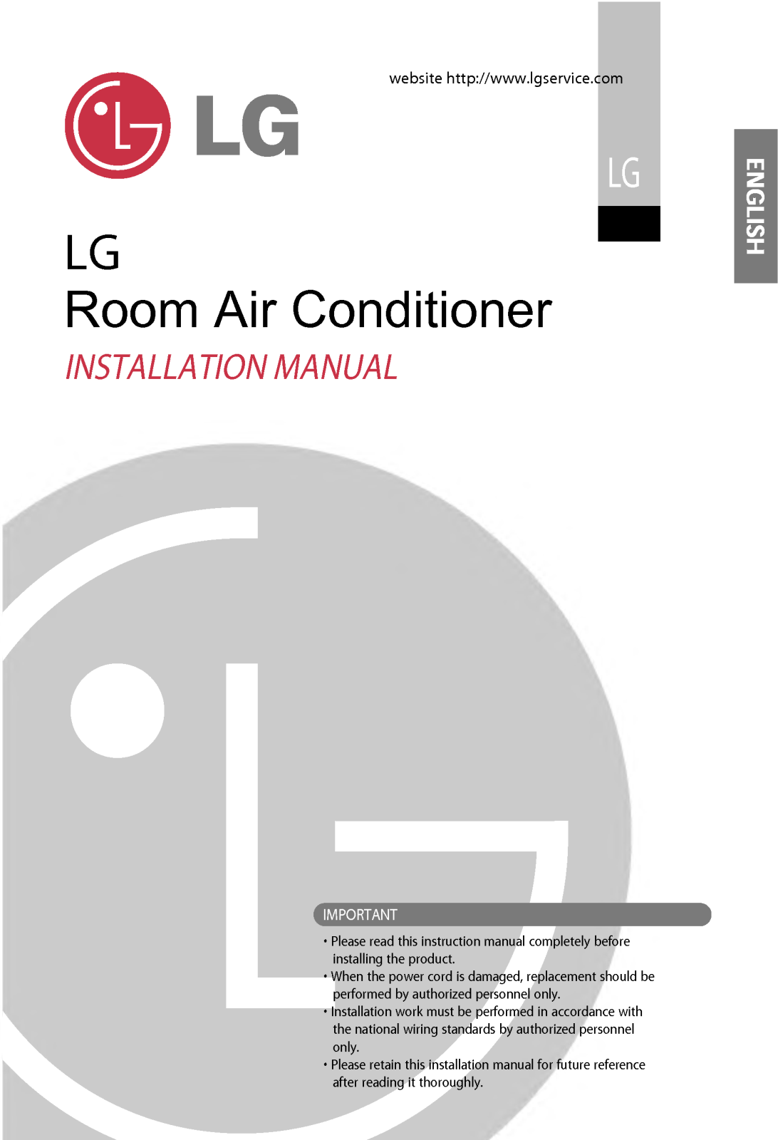 LG HSNC096QPA3 User Manual