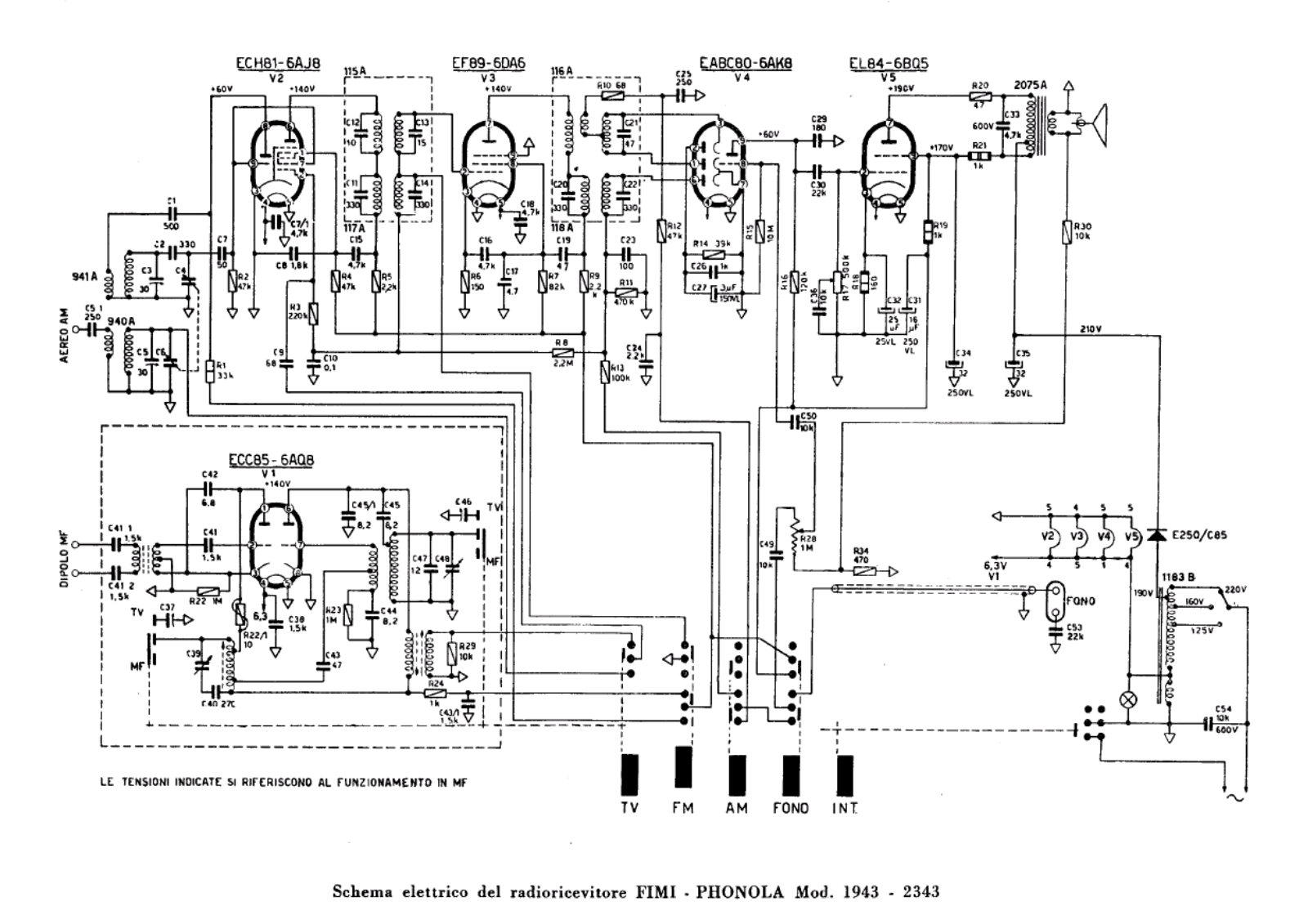 Phonola 19432343 schematic - ManualMachine.com