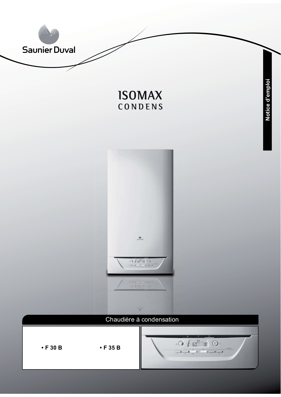 SAUNIER DUVAL ISOMAX CONDENS F 30 B, ISOMAX CONDENS F 35 B User Manual