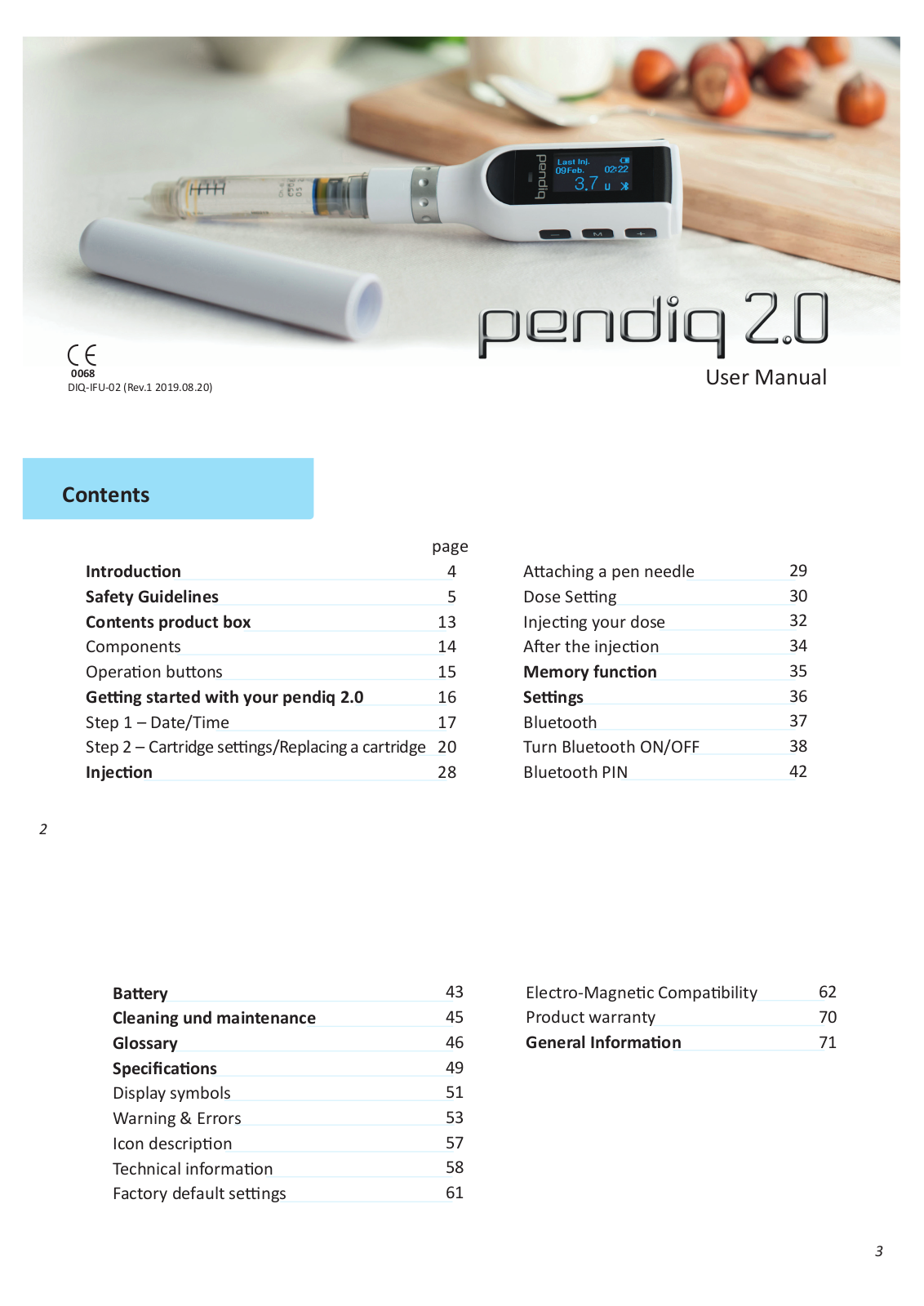 Pendiq 2.0 User Manual - ManualMachine.com
