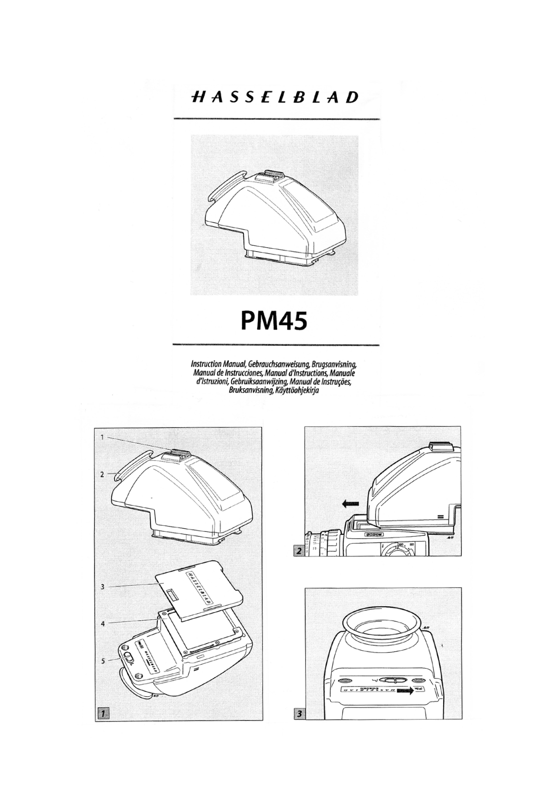 Hasselblad PRISM VIEWFINDER PM45 User Manual