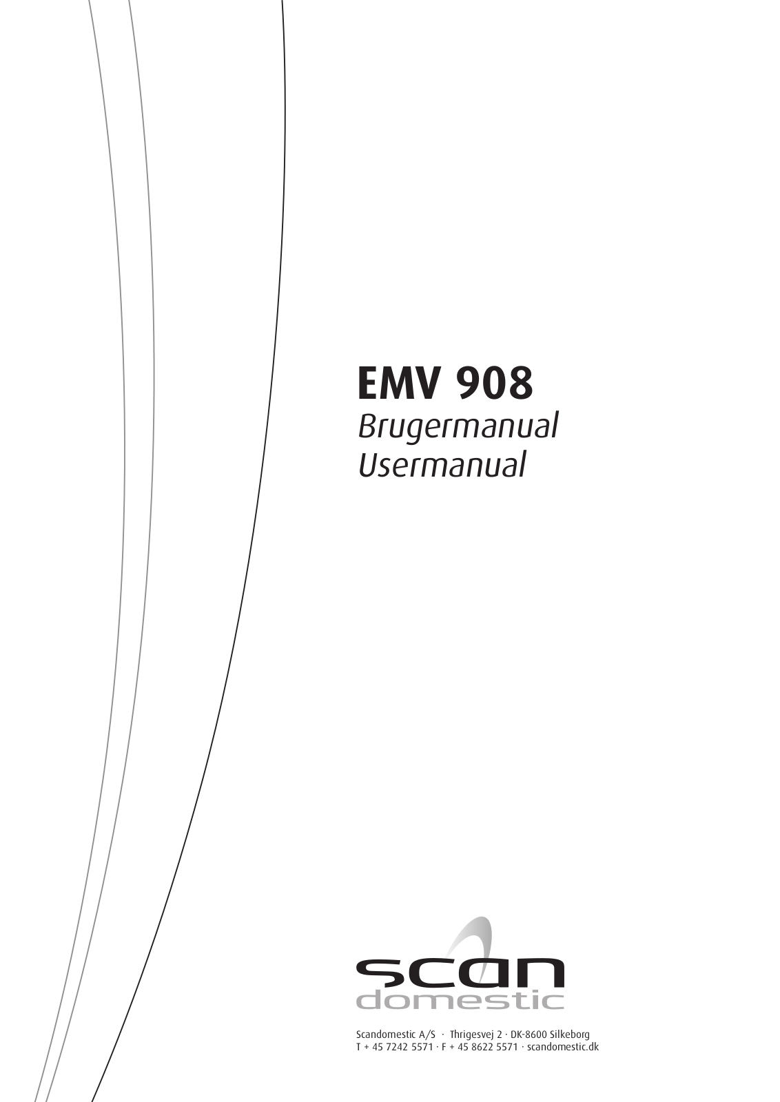 Scandomestic EMV 908 User Manual