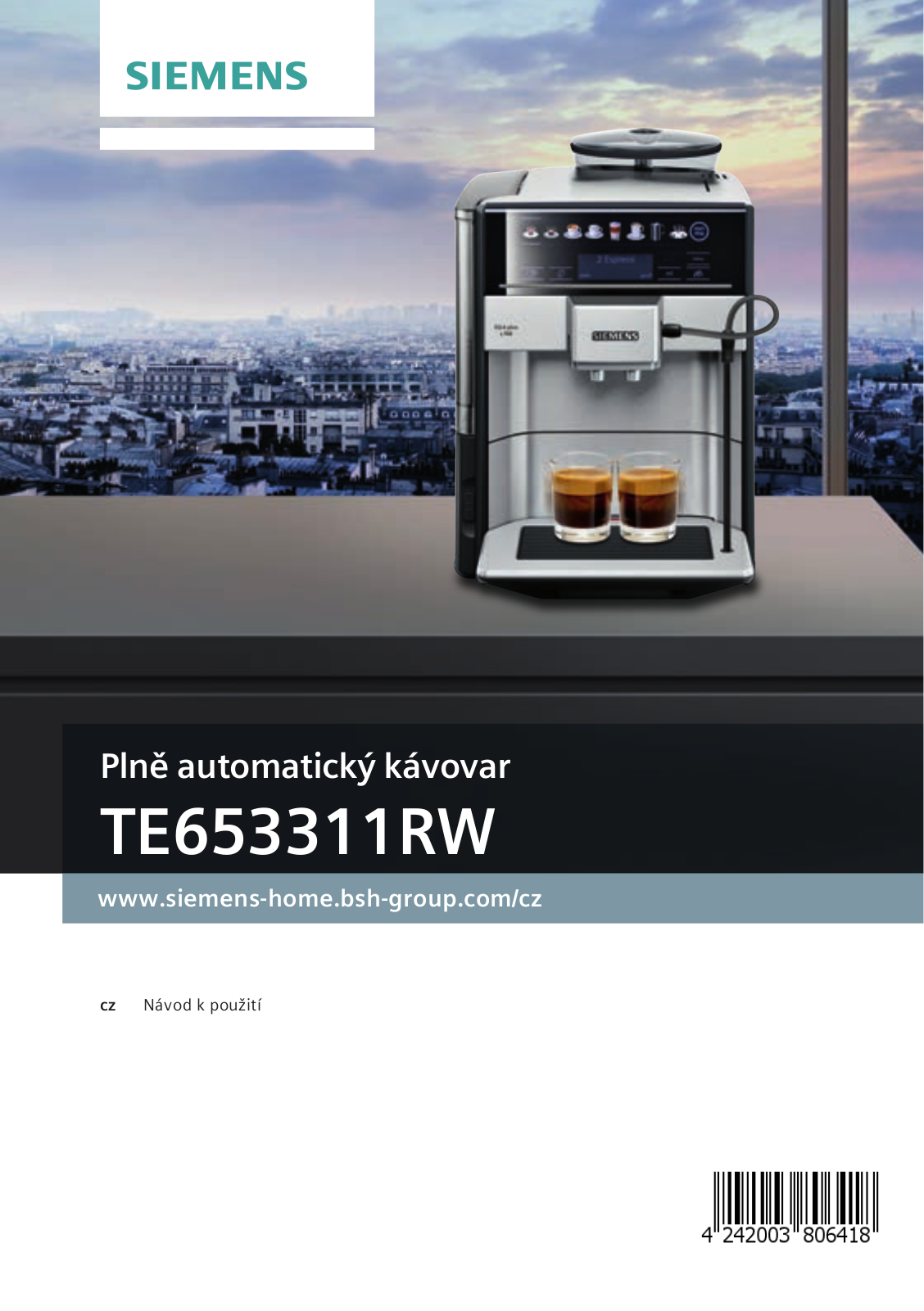 Siemens TE653311RW User Manual