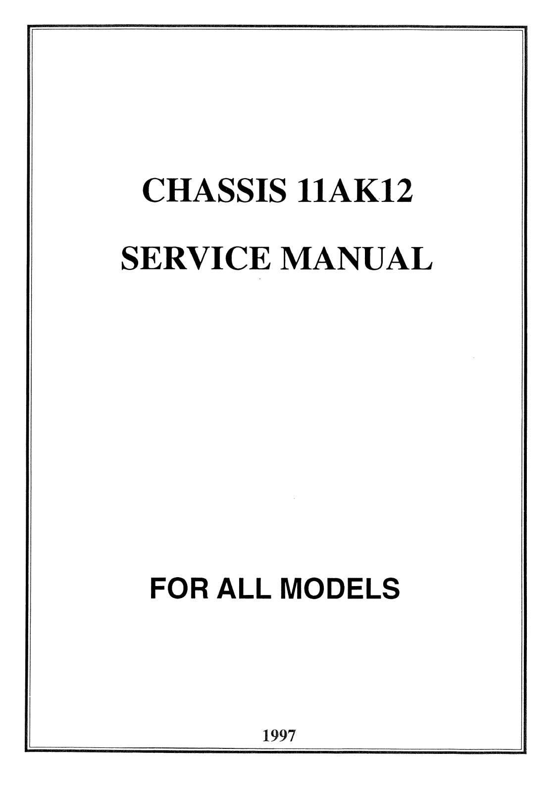 VESTEL 11AK12 Service Manual