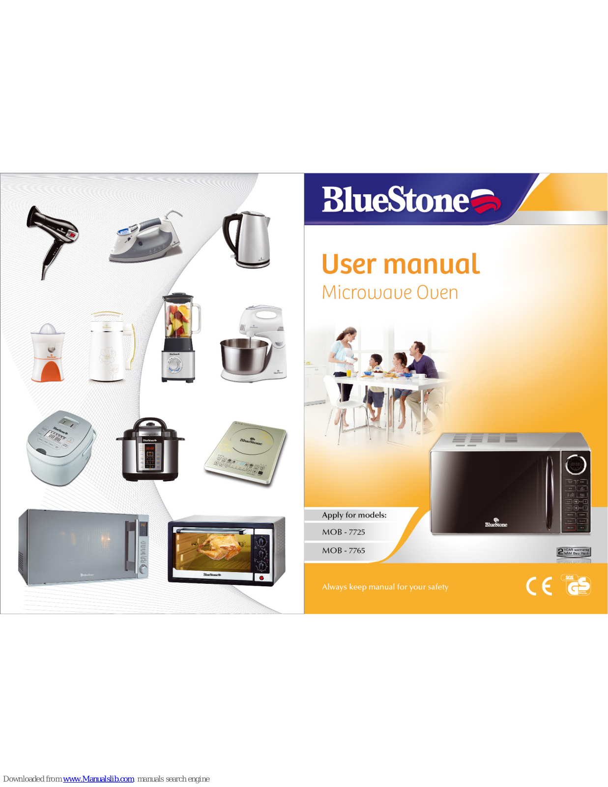 Bluestone MOB-7725, MOB-7765 User Manual - ManualMachine.com