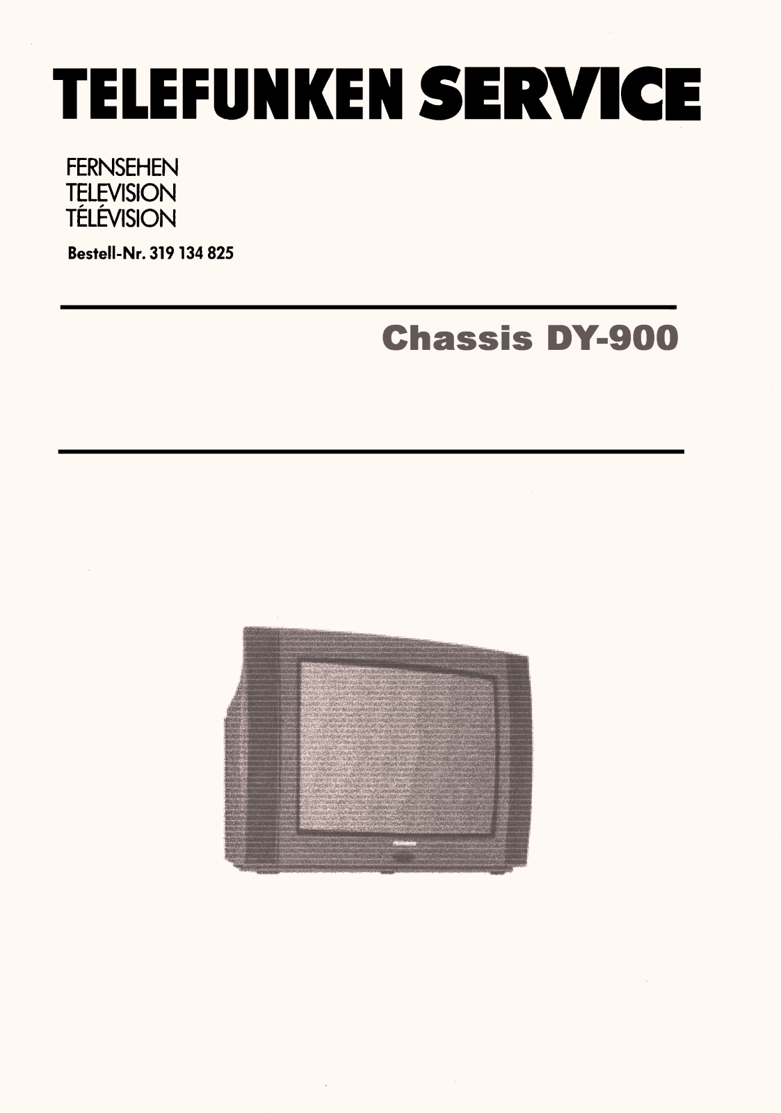 Telefunken DY-900 Service Manual