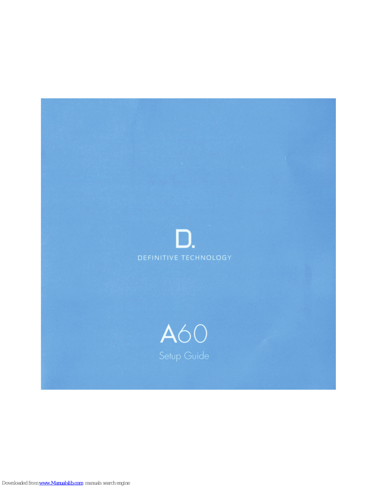 Dolby Laboratories A60 Setup Manual - ManualMachine.com