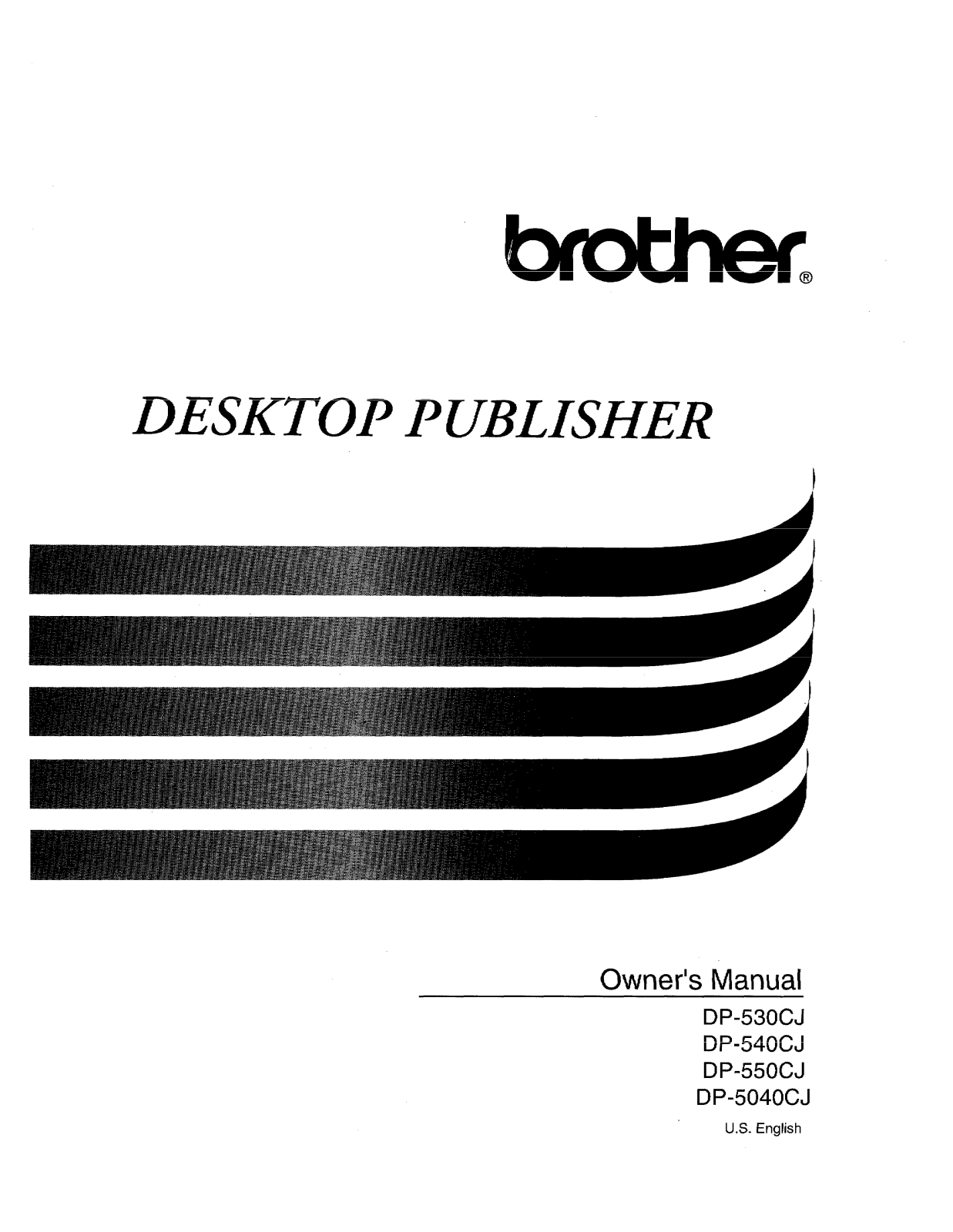 Brother DP5040CJ, DP530CJMAIL, DP530CJ, DP540CJ, DP540CJMAIL Owner's Manual