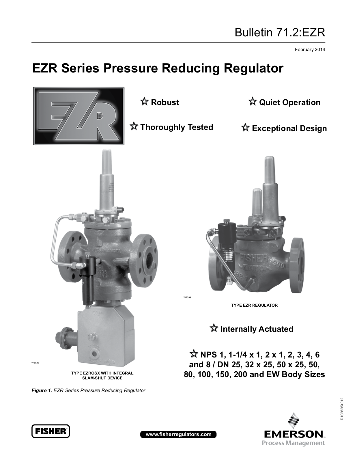 Emerson EZR Data Sheet