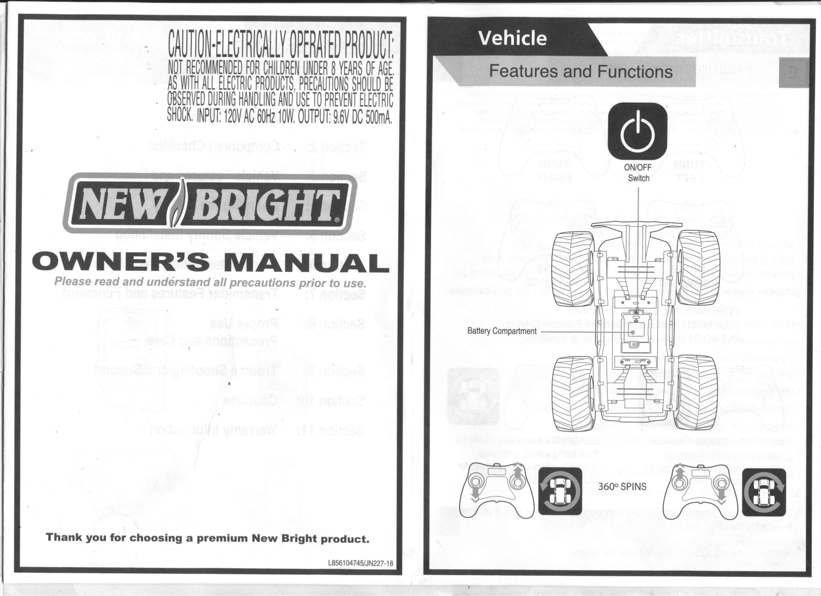 New Bright Co G21HHNRR, 61208NRR User Manual