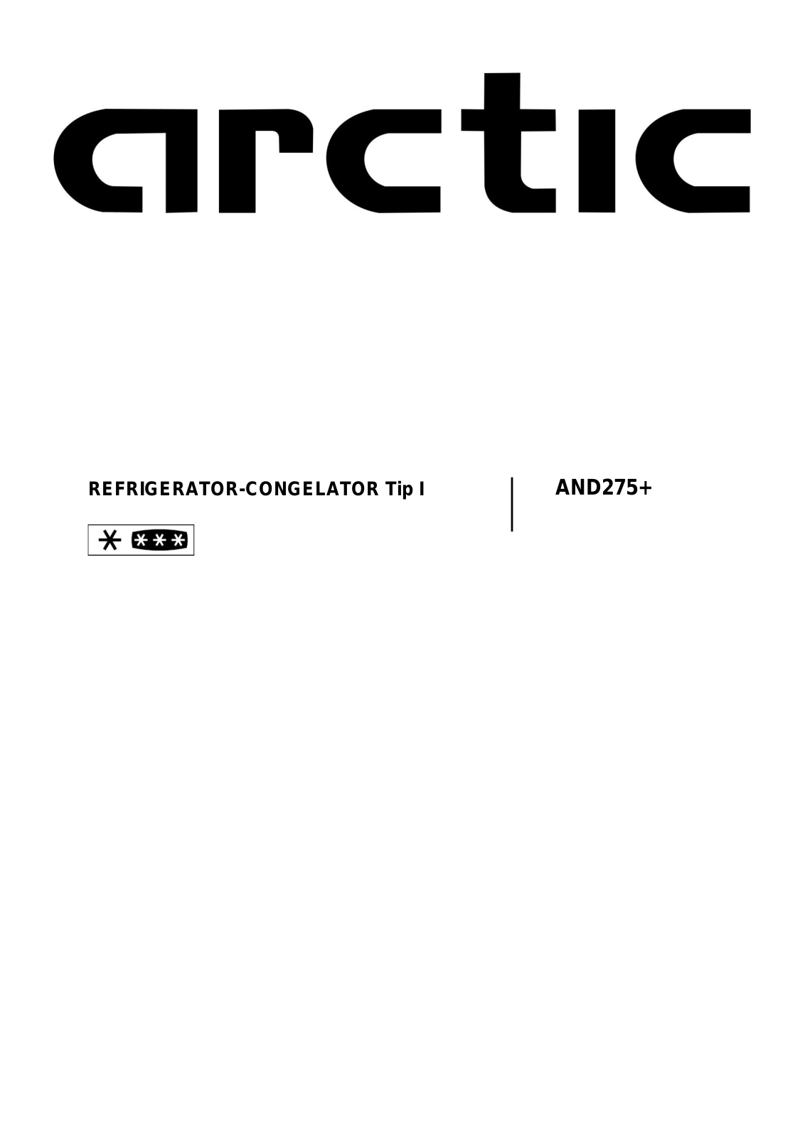 Arctic AND275+ User guide - ManualMachine.com