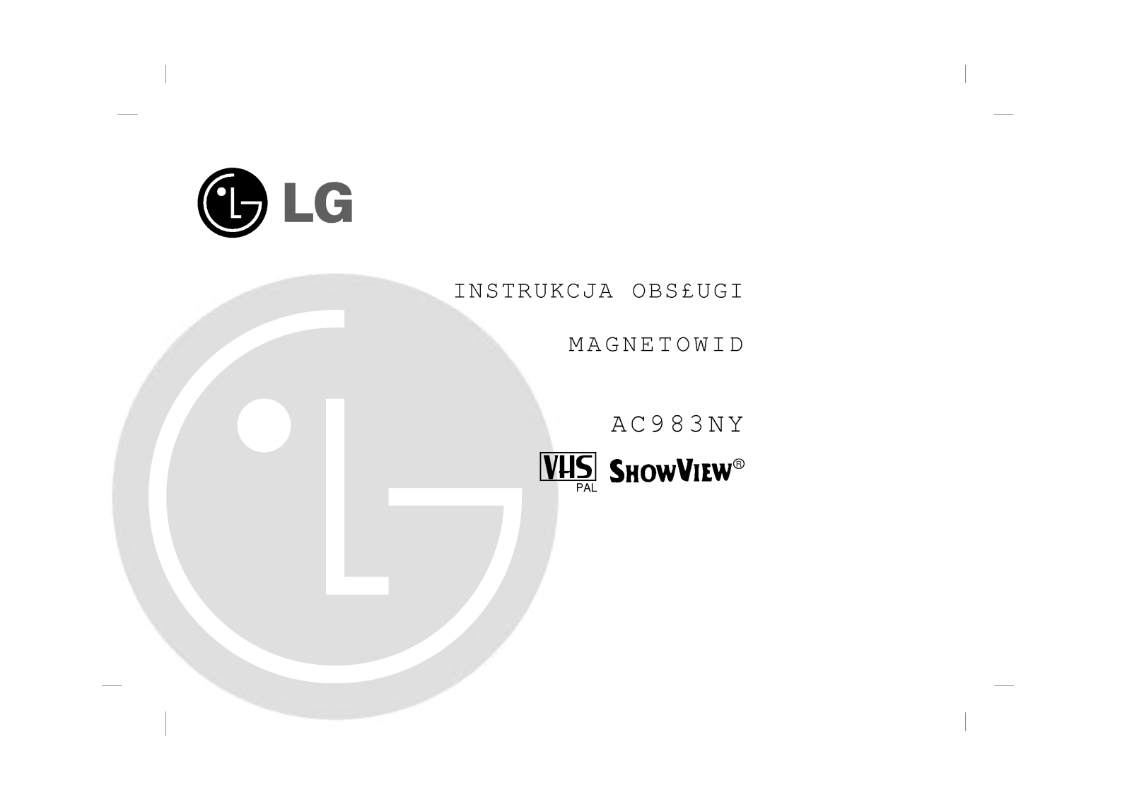 Lg AC983NY User Manual