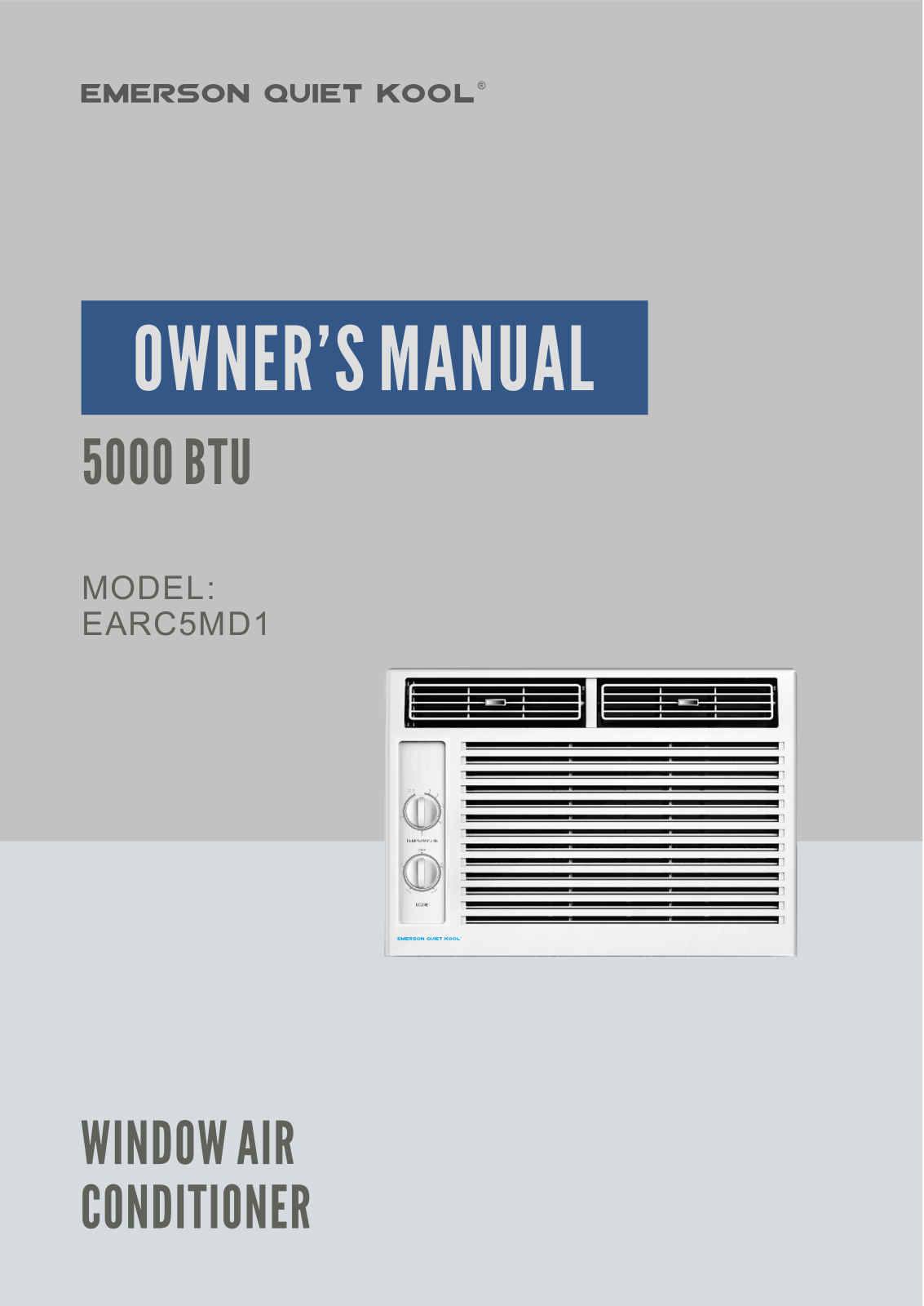 Emerson EARC5MD1 User Manual