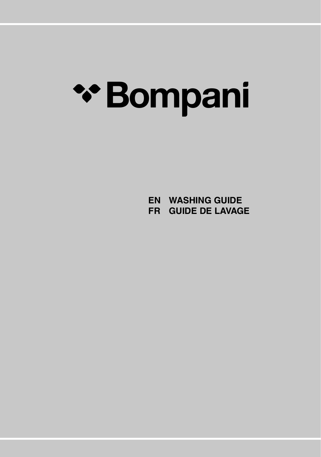 Bompani BO05033-E User Manual