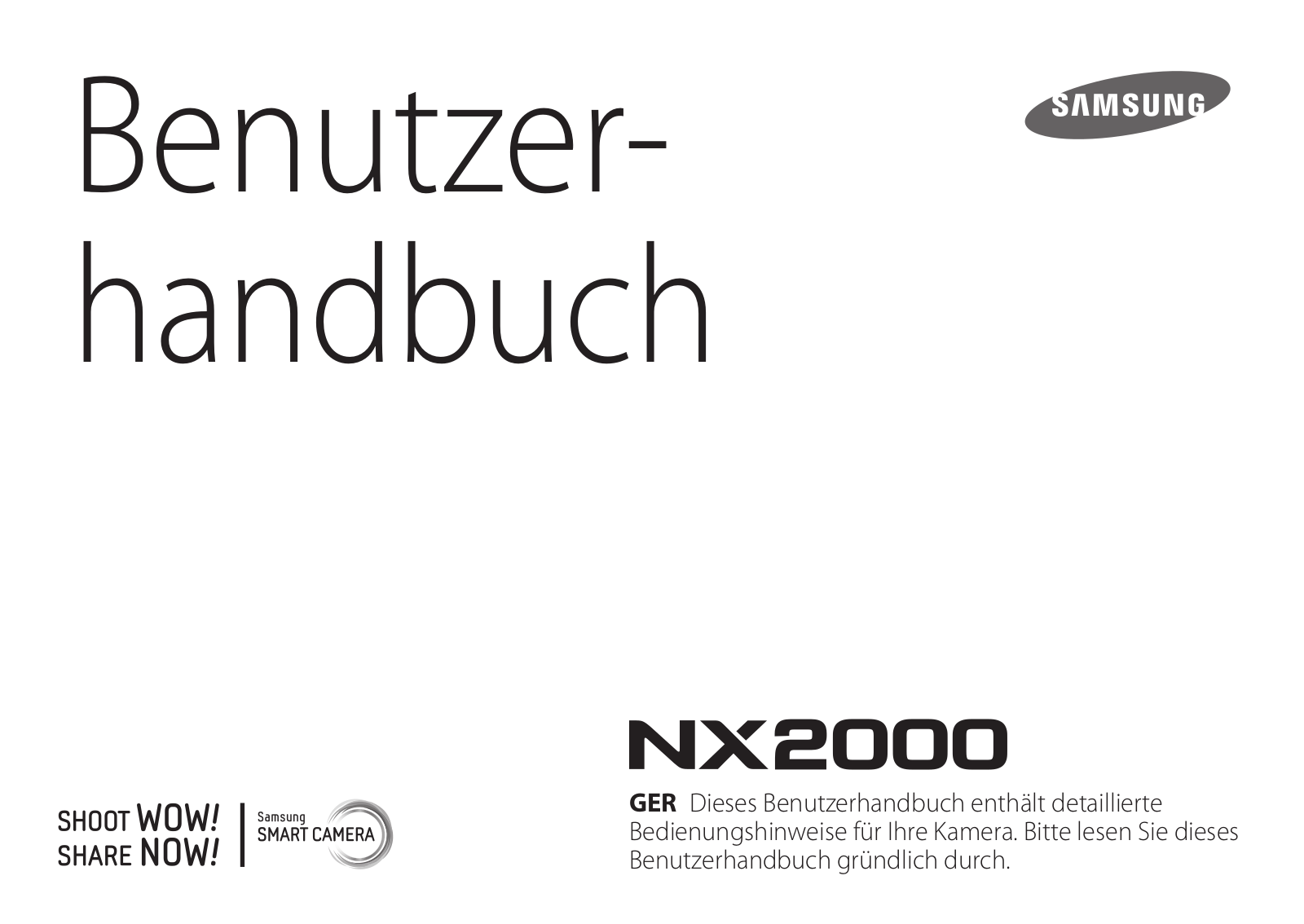 Samsung NX2000 User guide