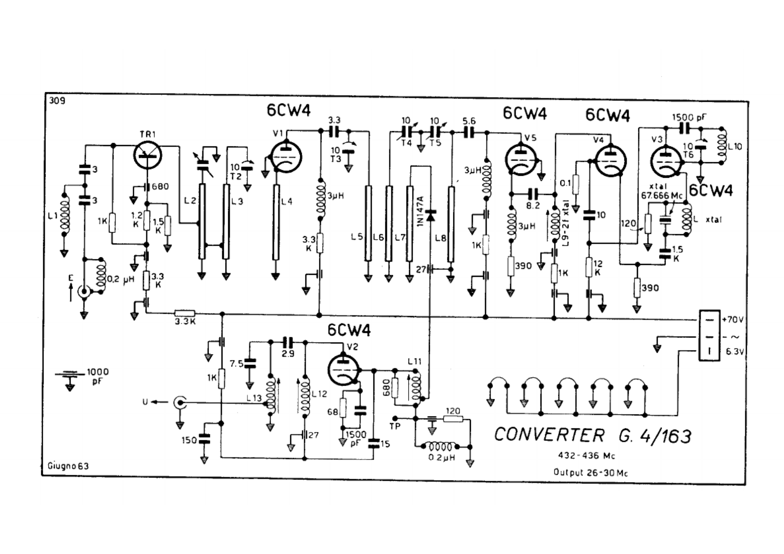 Geloso g4 163 schematic