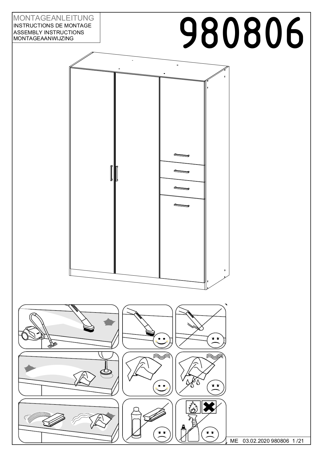 Wimex 980806 Assembly instructions