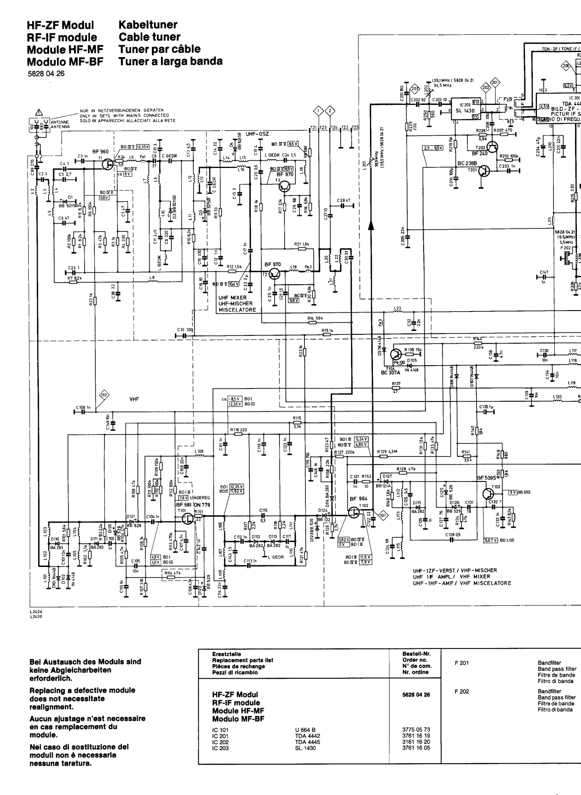 ITT 3476 Schematic