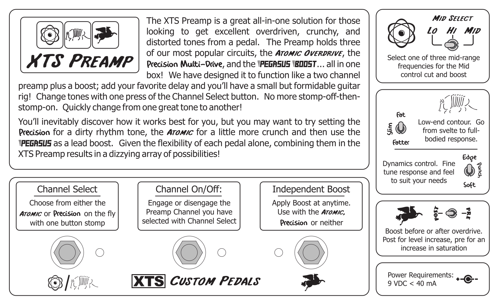 XTS Preamp User Manual