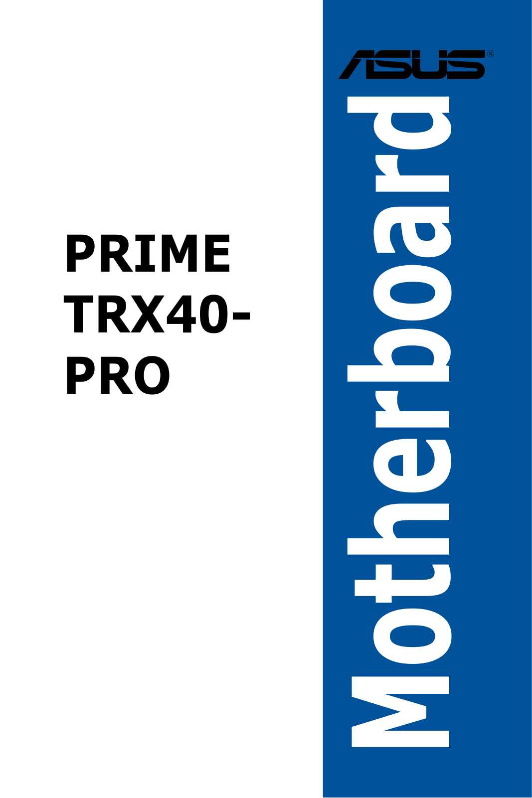 Asus PRIME TRX40-PRO User Manual