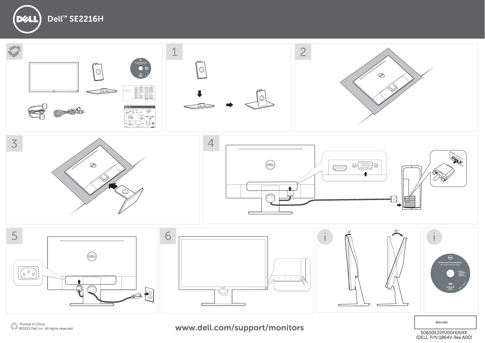 Dell 210-AFZX Setup Diagram