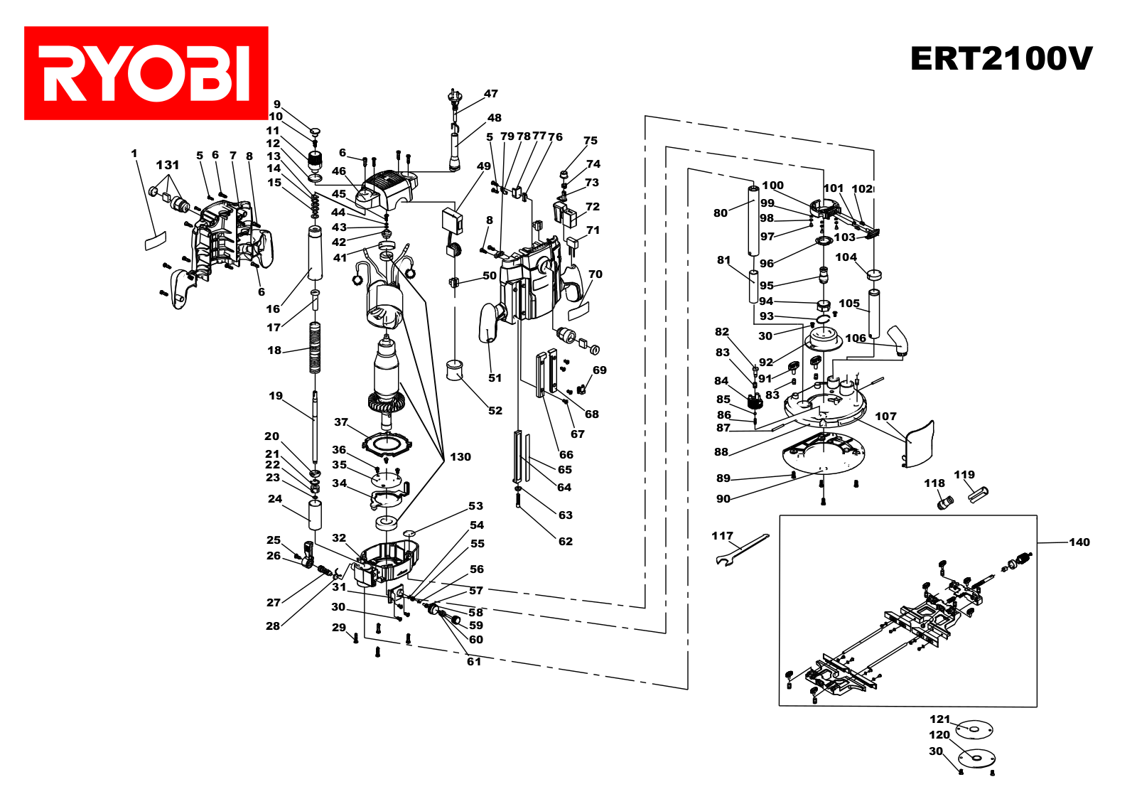 Ryobi ERT2100V User Manual