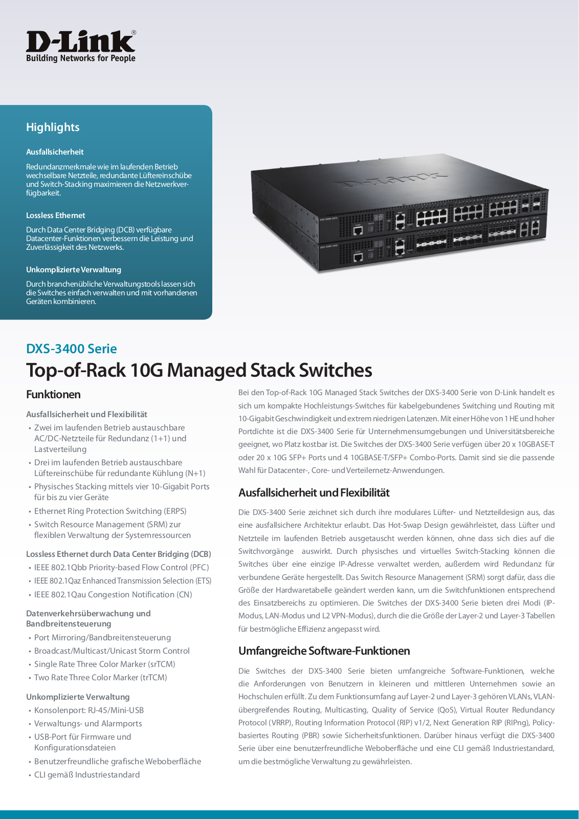 D-Link DXS-3400-24TC, DXS-3400-24SC User Manual