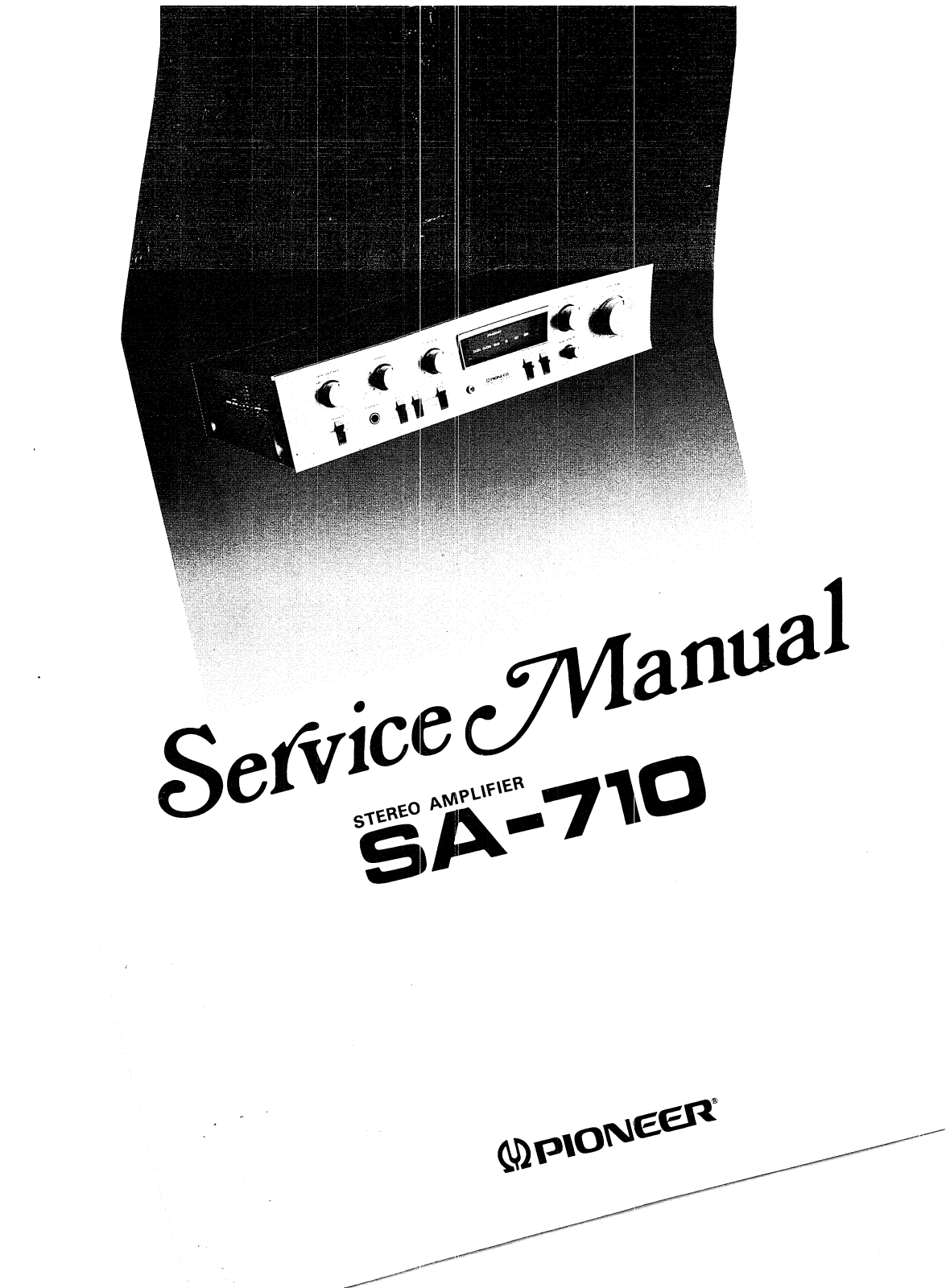 Pioneer SA-710 Service manual