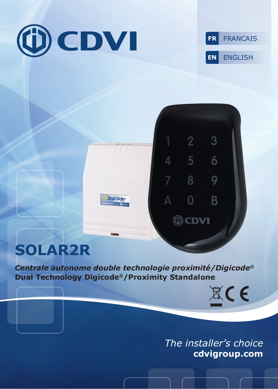 CDVI SOLAR2R, TMSOLAR2R Installation Manual