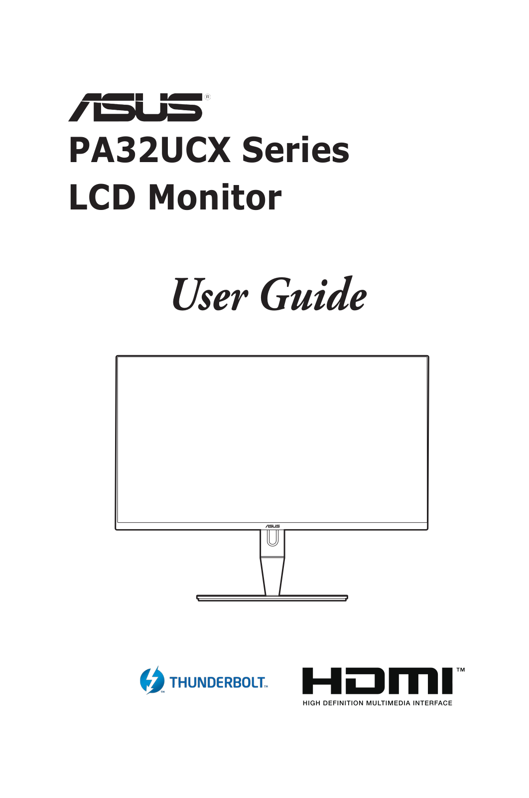 Asus PA32UCX-K User Manual