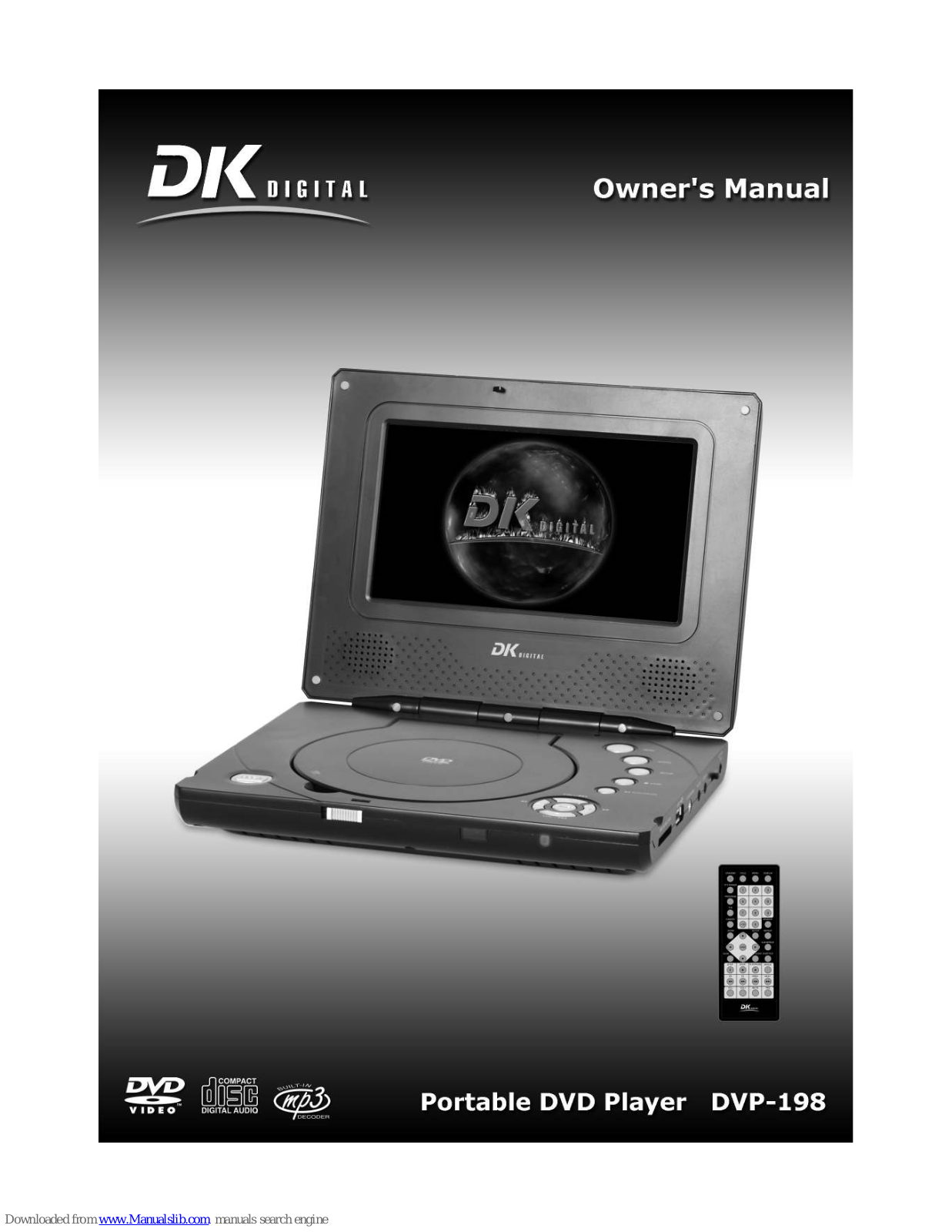 DK Digital DVP-198 Owner's Manual