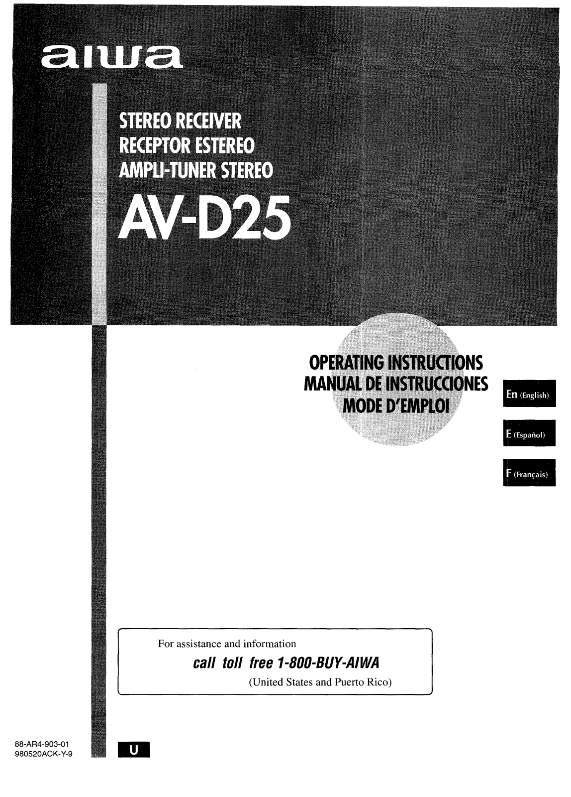 Sony AVD-25 User Manual - ManualMachine.com