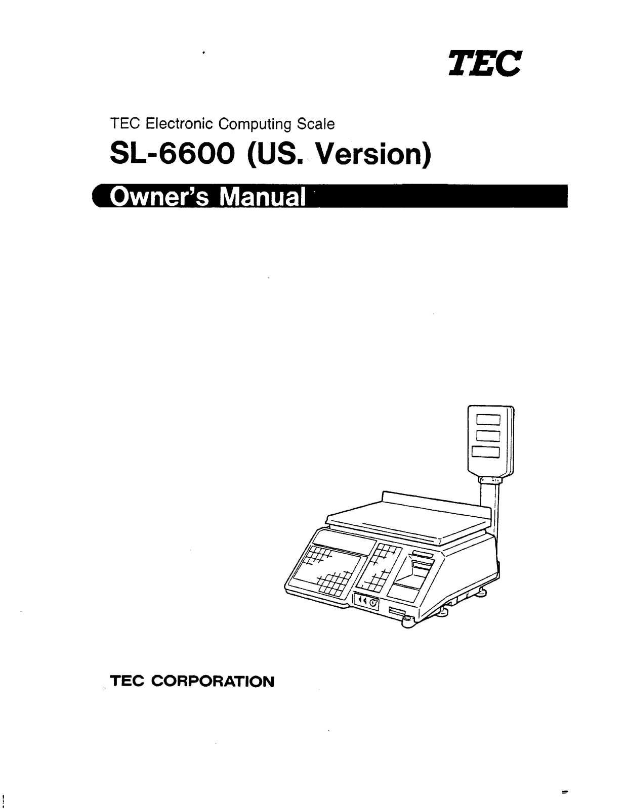 Toshiba SL-6600, EM1-31059 User Manual