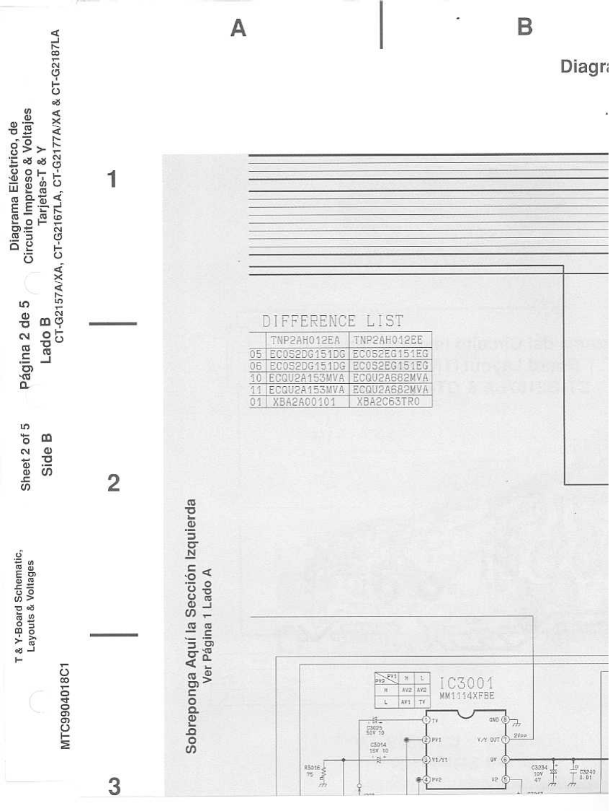 Panasonic CT G2157 Service Manual