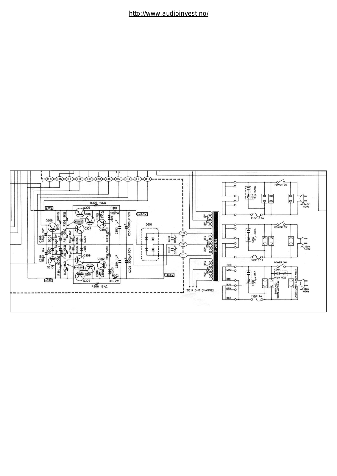 Audio Classics Z-502 Schematic