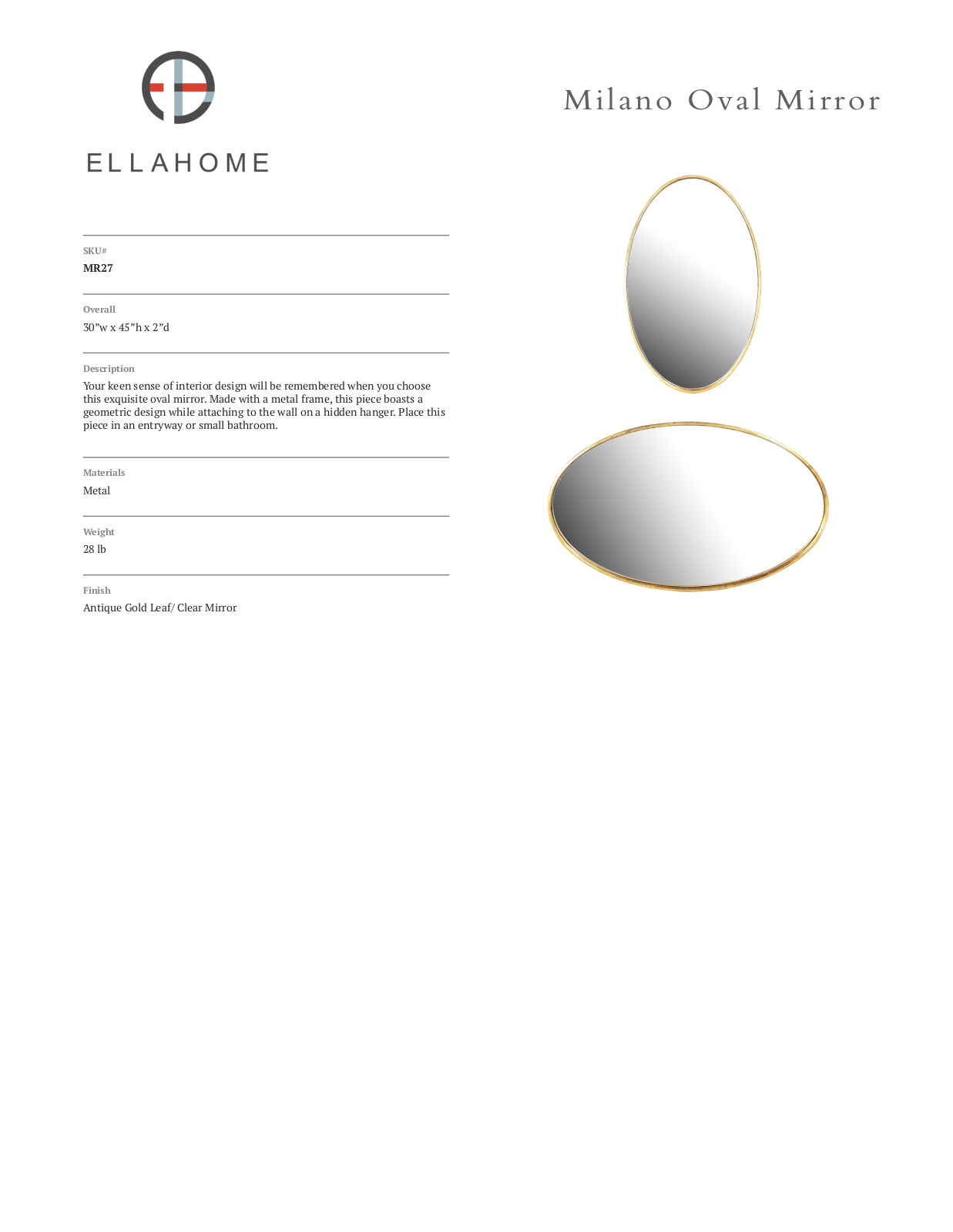ellahome FRQP1493 Specifications - ManualMachine.com
