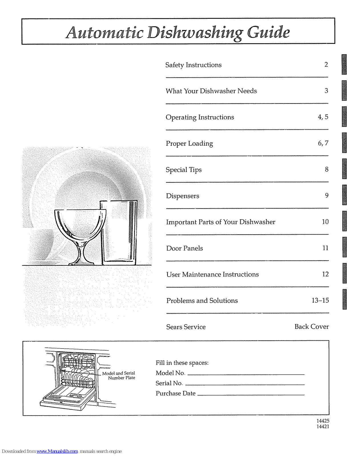 Kenmore 3631442190 Guide, 3631442191 Guide, 3631442192 Guide, 3631442592 Guide, 3631442591 Guide Operating Instructions Manual - ManualMachine.com