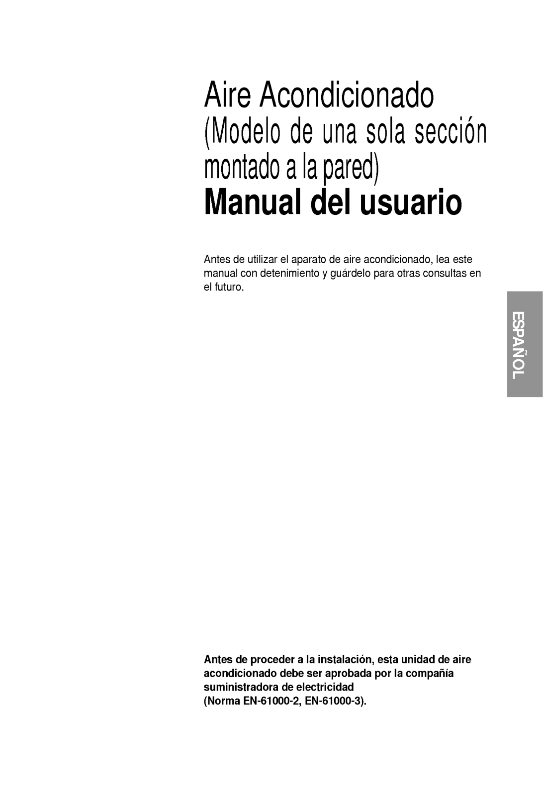 Lg AS-W1264DH0 User Manual