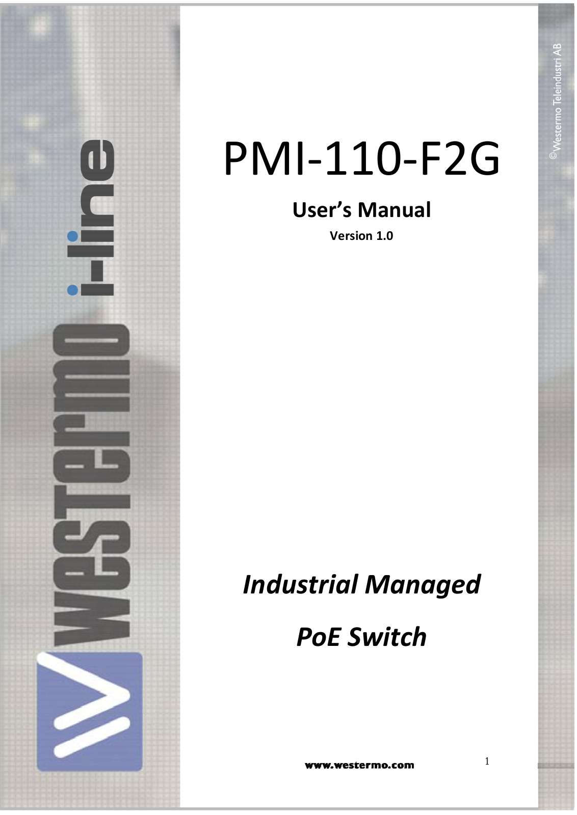 Westermo PMI-110-F2G User Manual