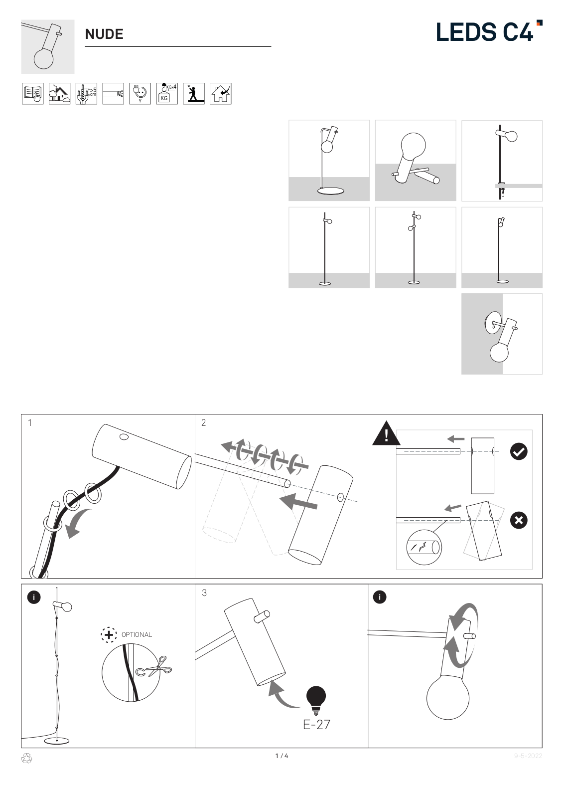 LEDS-C4 LX665, LX660, LX675, LX670 User guide - ManualMachine.com