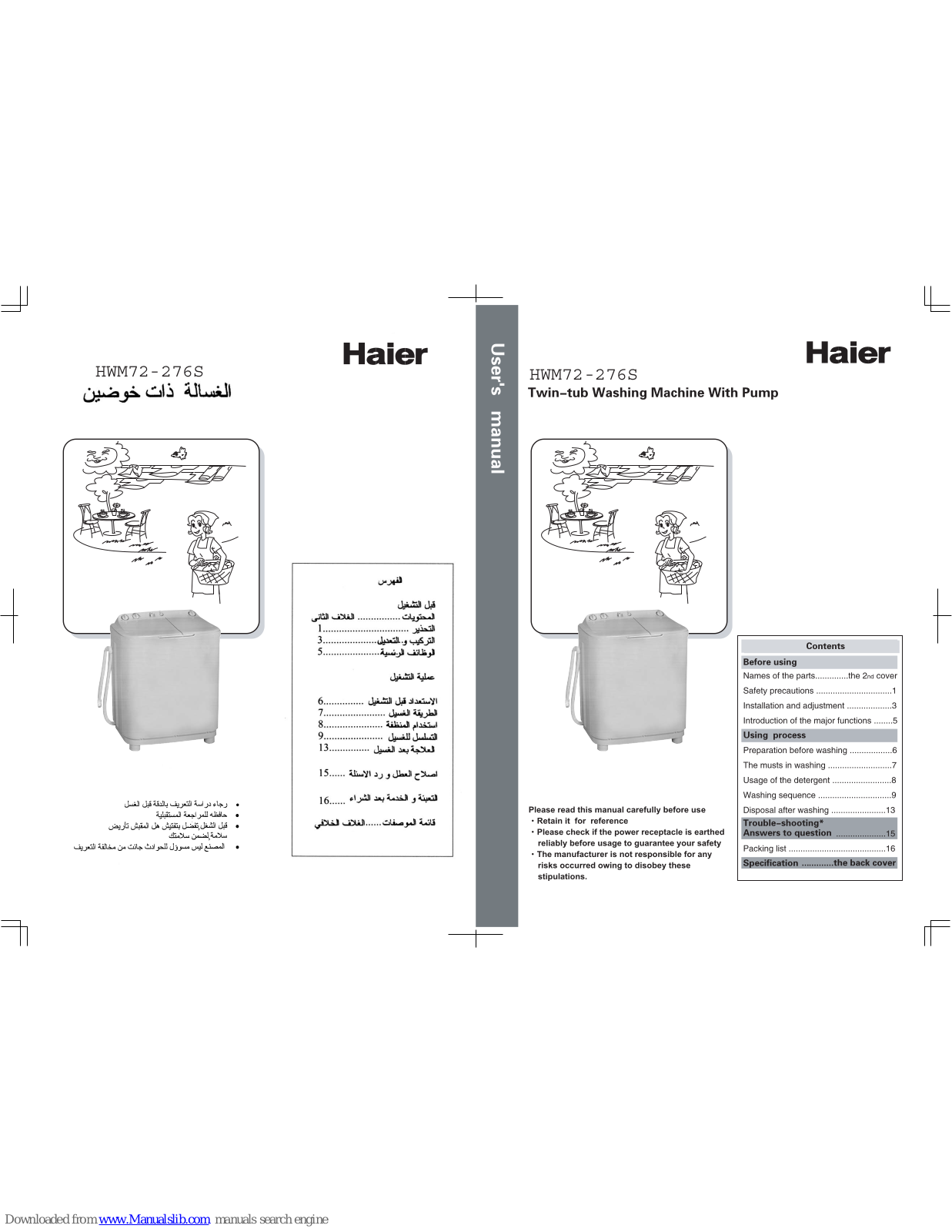 Haier HWM72-276S User Manual