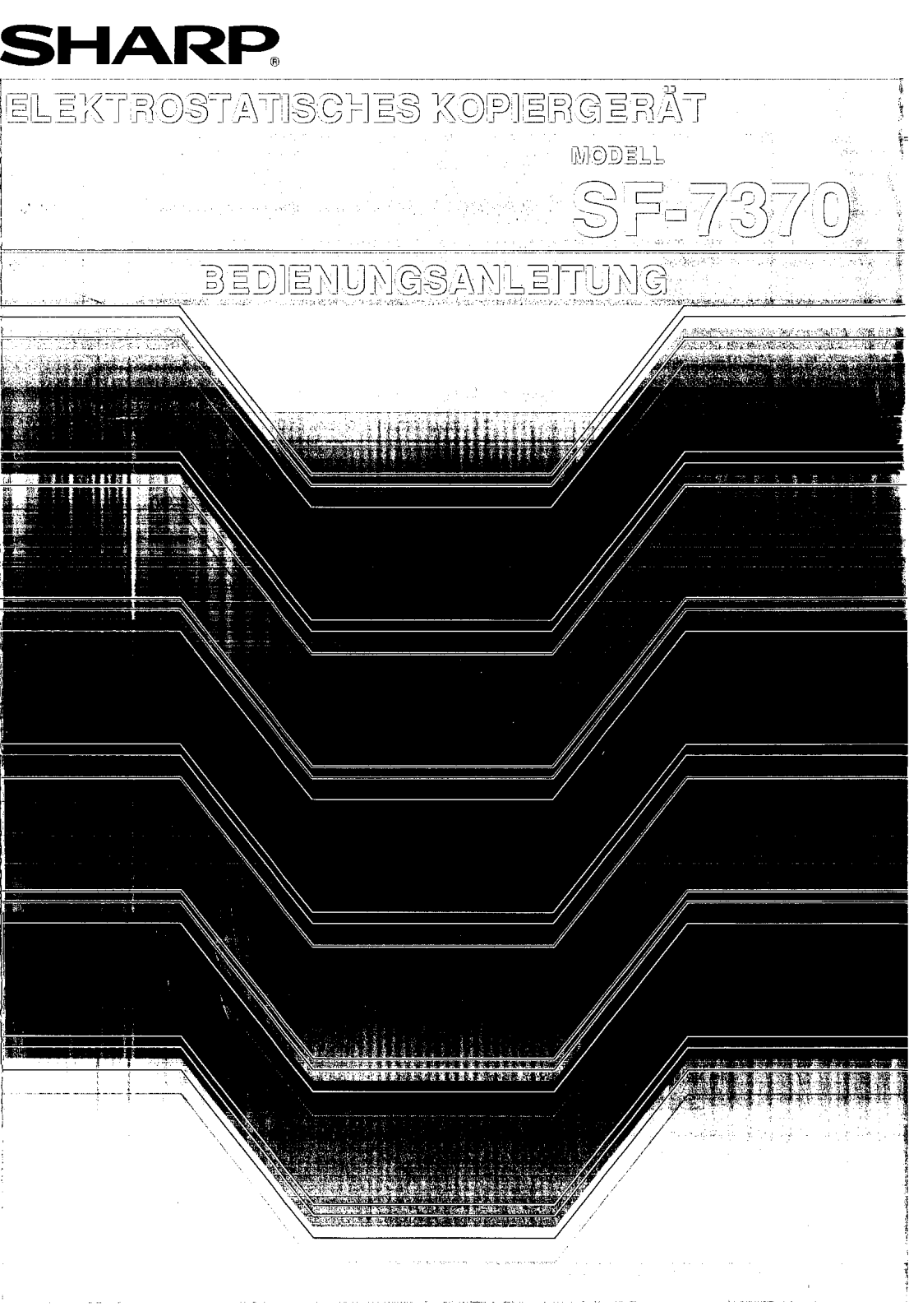 Sharp SF-7370 Operation Manual