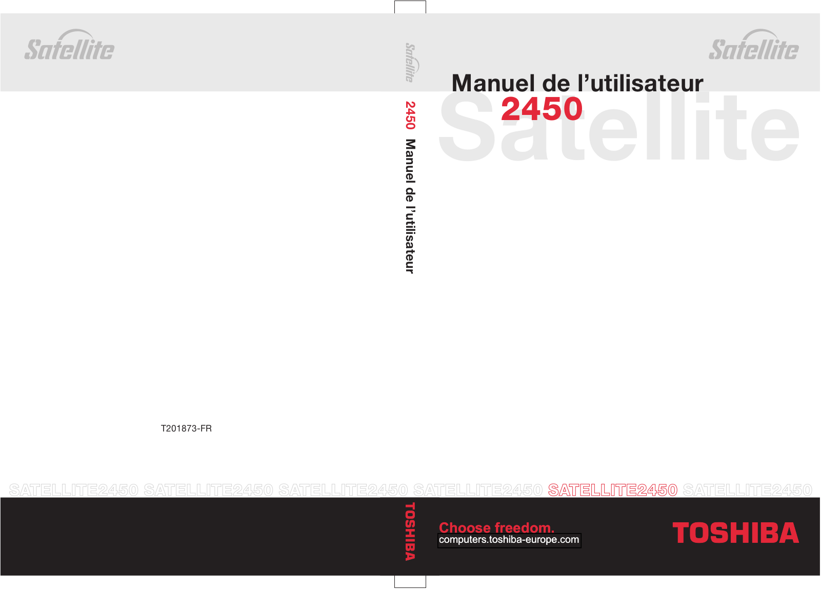 Toshiba S2450 Installation Manual