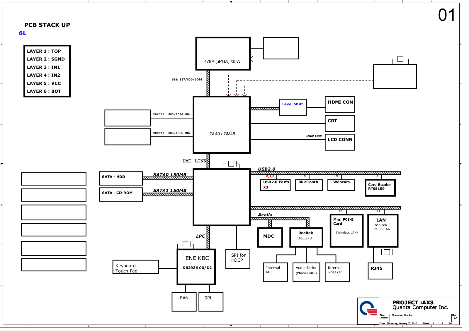 HP Compaq G42 Schematic