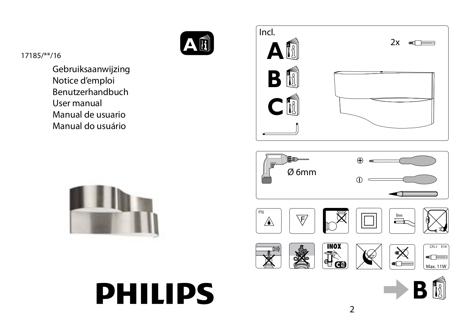 Philips 17185-47-16 User Manual