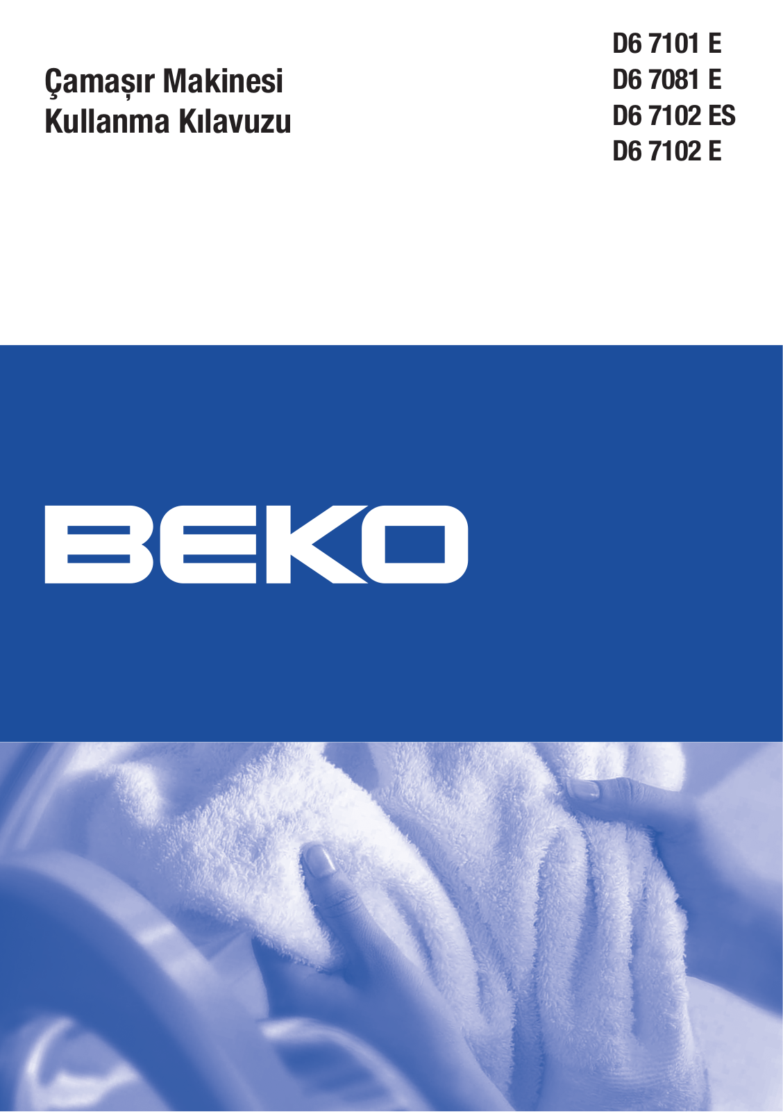 Beko D6 7101 E User manual